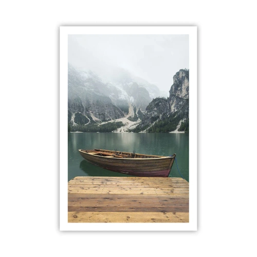 Poster - "En de trotse rotsen van het voorhoofd" - 61x91 cm