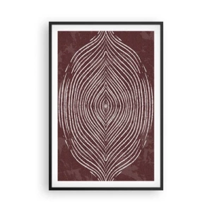 Poster in een zwarte lijst - De ruimte spreekt - 61x91 cm