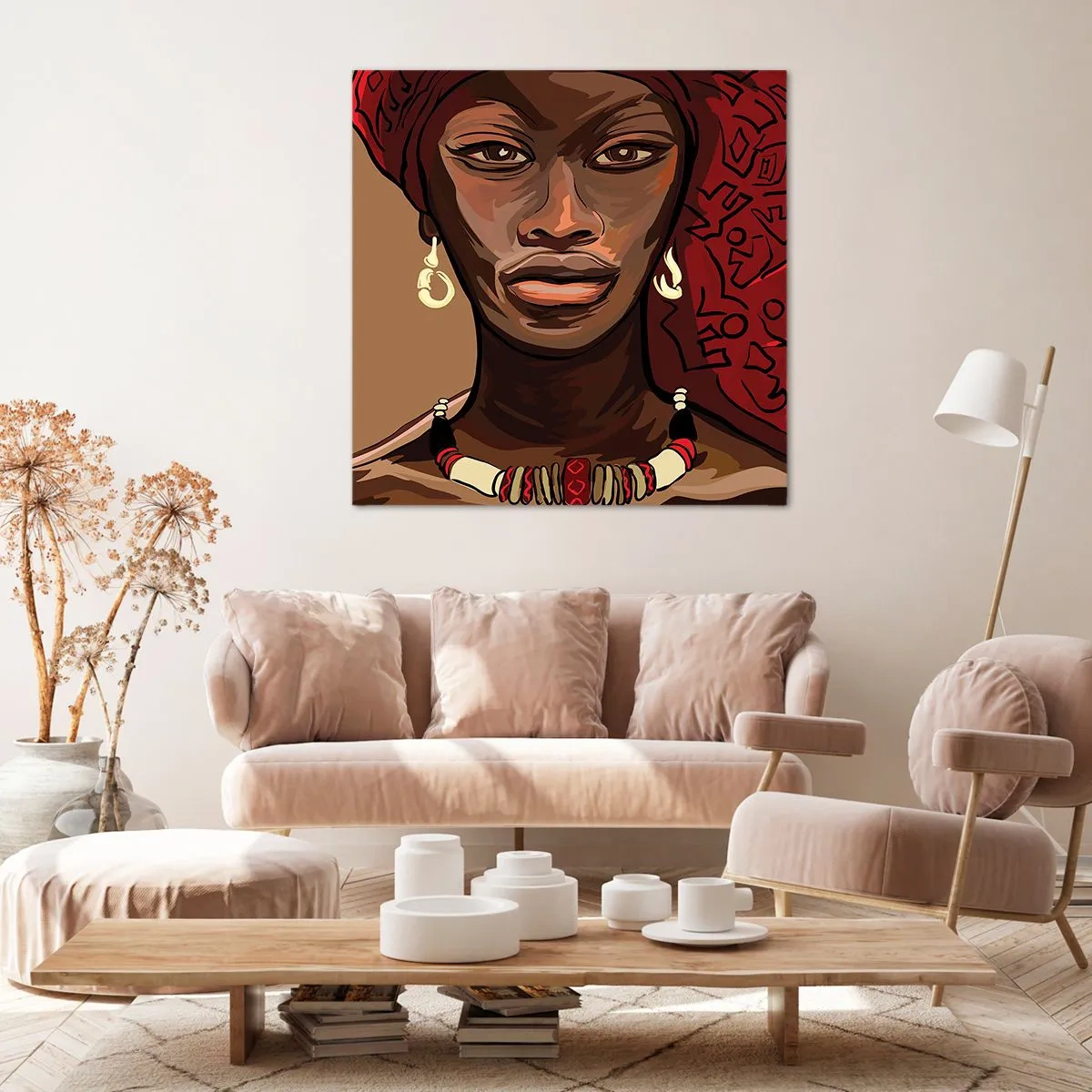 Schilderen op canvas - Ebbenhouten Venus - 30x30 cm
