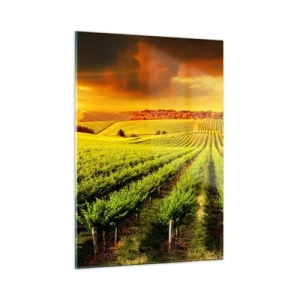 Schilderen op glas - Onder de Australische zon - 50x70 cm