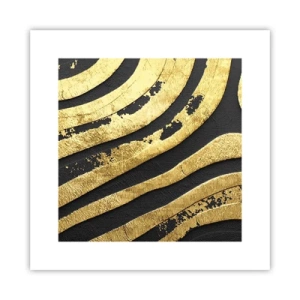 Poster - Alles vloeit - 30x30 cm