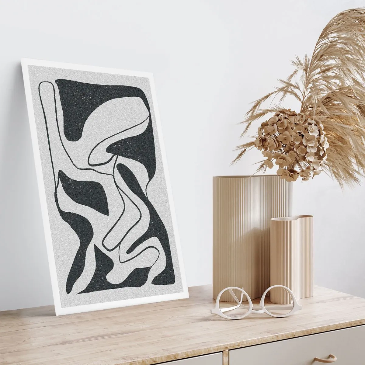 Poster - Abstract doolhofplezier - 40x50 cm