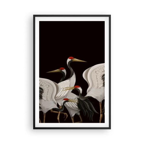 Poster in een zwarte lijst - Vogel spullen - 61x91 cm