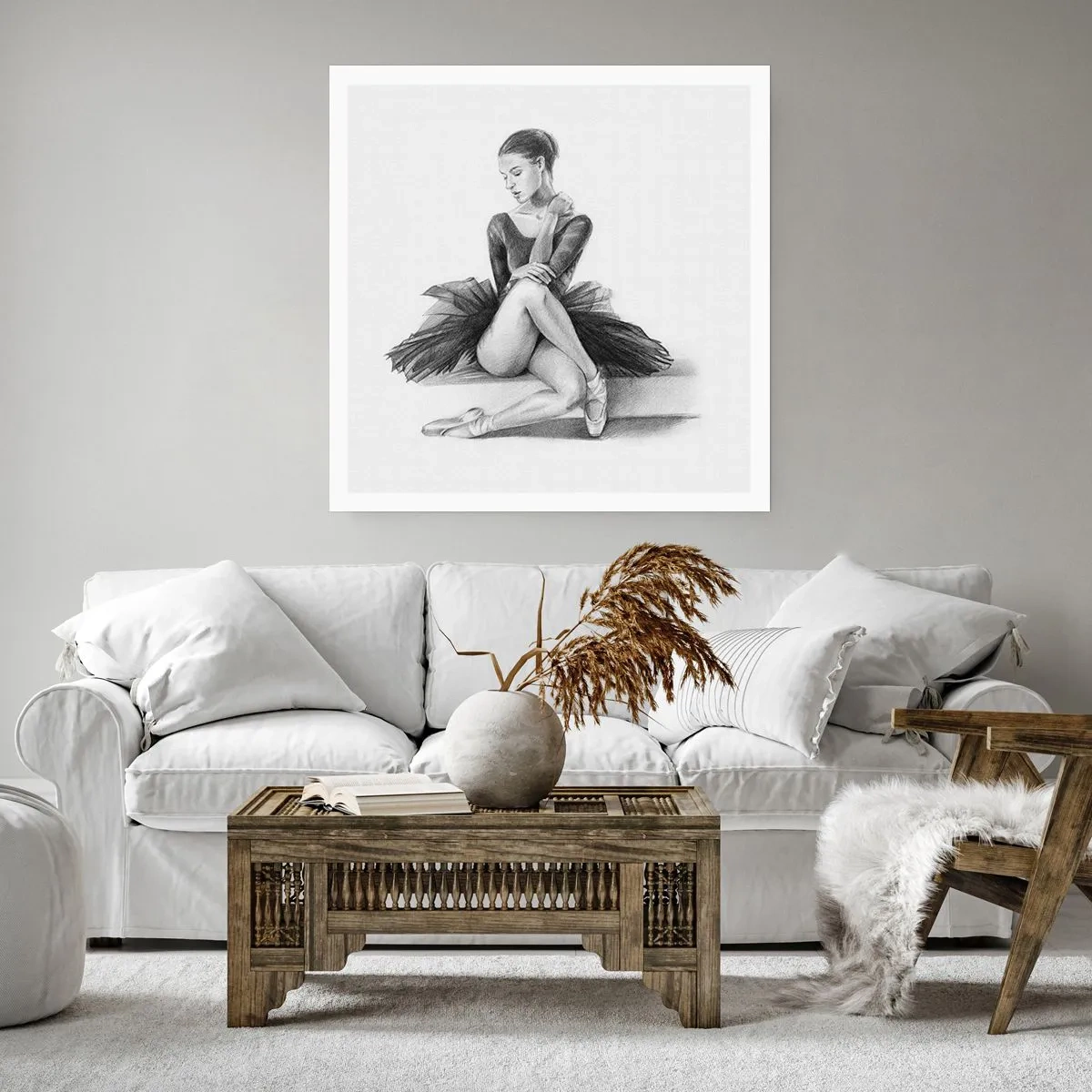 Poster - Betoverd door de dans - 60x60 cm