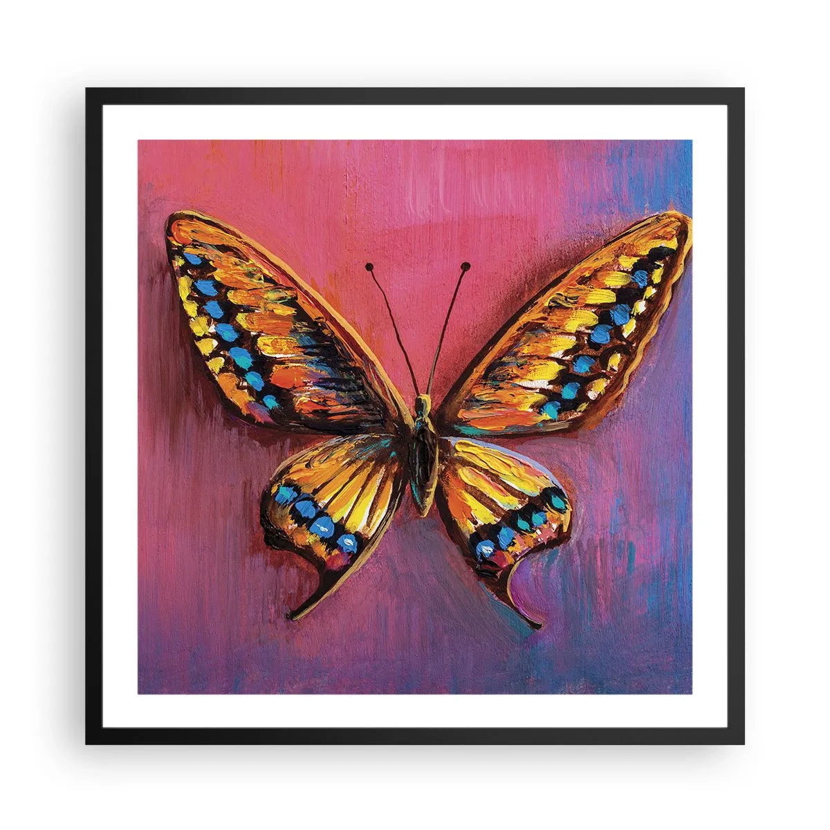 Poster in een zwarte lijst - Een juweel van de natuur - 60x60 cm