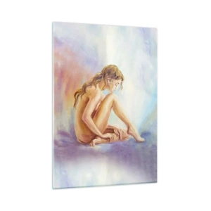 Schilderen op glas - De daad van de jeugd - 50x70 cm