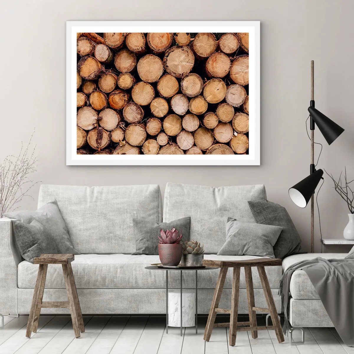 Poster in een witte lijst - Een nieuw begin - 70x50 cm