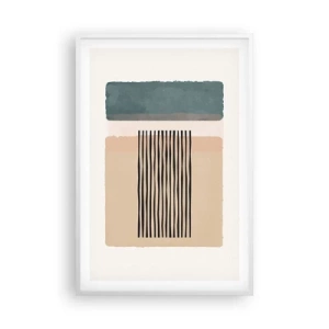 Poster in een witte lijst - Alles is oke - 61x91 cm