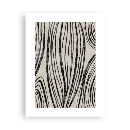 Poster - Lijnoverstromingsvlakte - 30x40 cm
