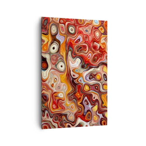 Schilderen op canvas - Als de noten gesmolten zijn in honing - 80x120 cm