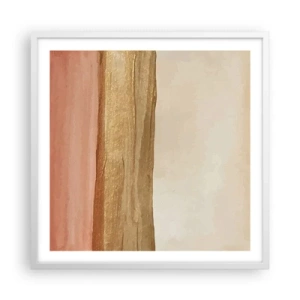 Poster in een witte lijst - Verticale compositie - 60x60 cm