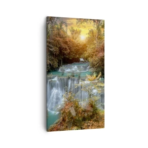 Schilderen op canvas - Verborgen schat van het bos - 45x80 cm