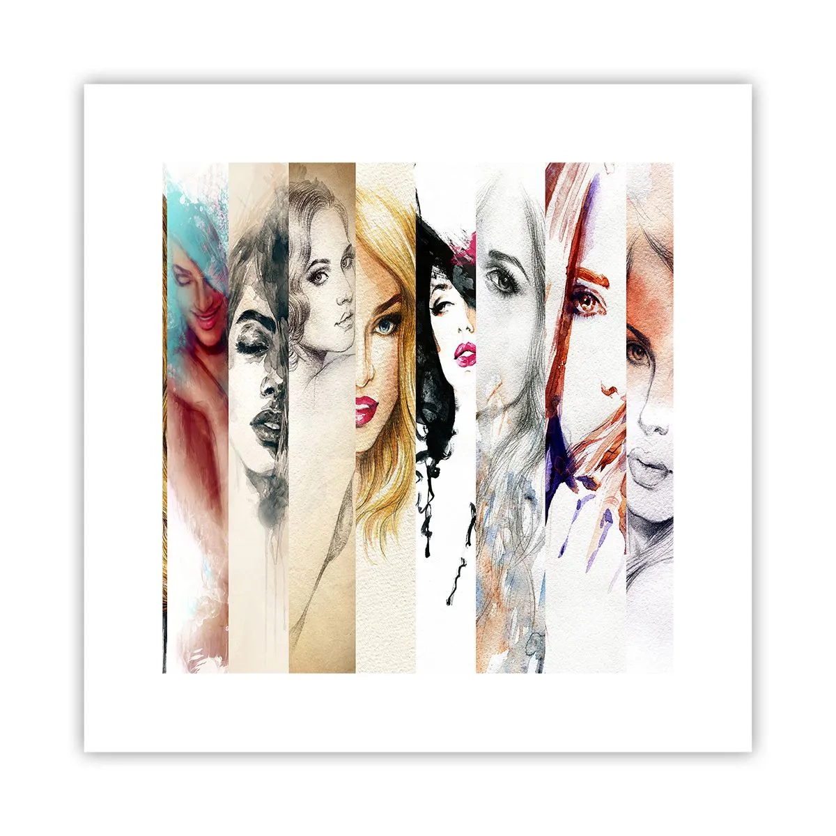 Poster - En jij bent het altijd - 30x30 cm