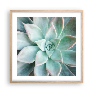 Een poster in een licht eiken lijst - Het hart van de woestijn - 50x50 cm