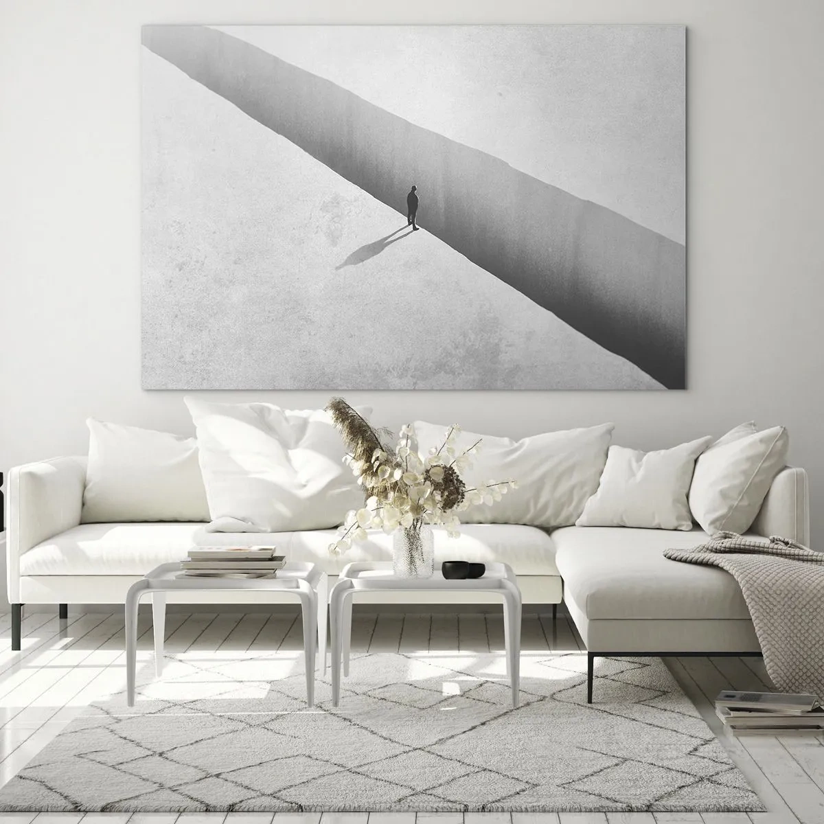 Schilderen op glas - Een duidelijk doel - 120x80 cm