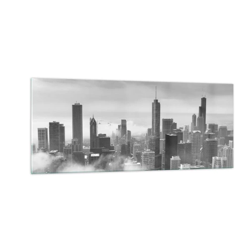 Schilderen op glas - Amerikaans landschap - 100x40 cm