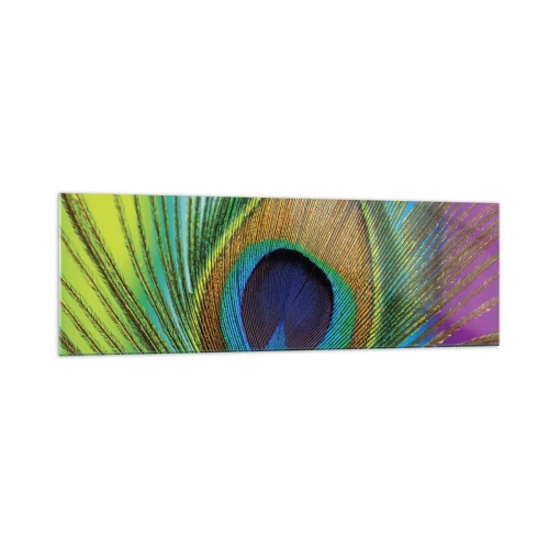 Schilderen op glas - Oog in oog - 160x50 cm
