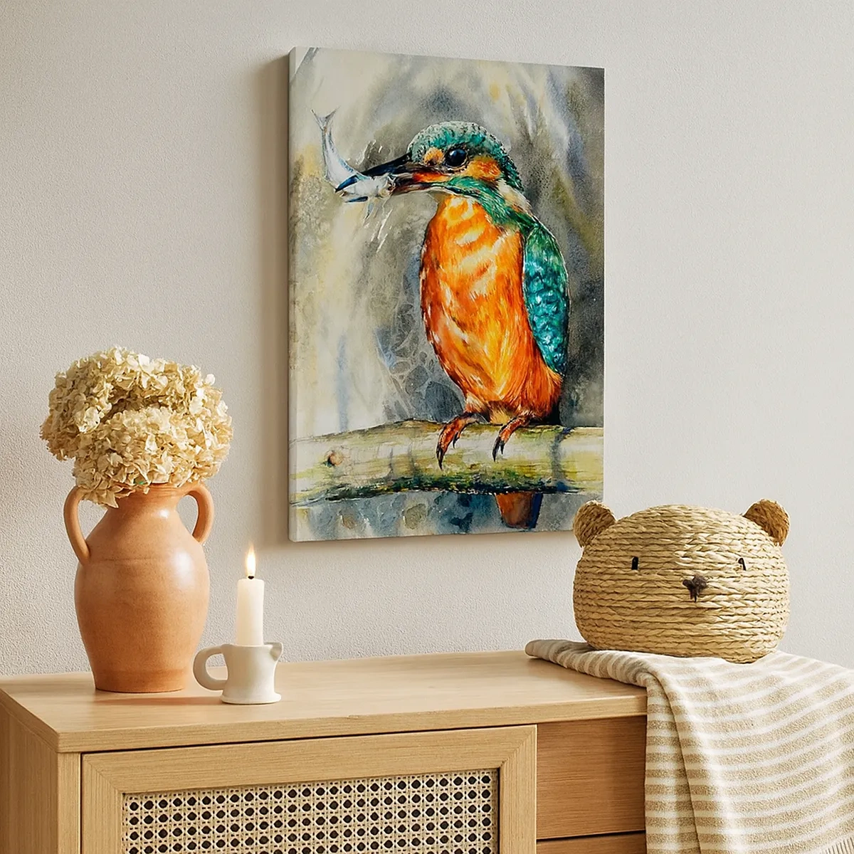 Schilderen op canvas - Wet van de natuur - 50x70 cm