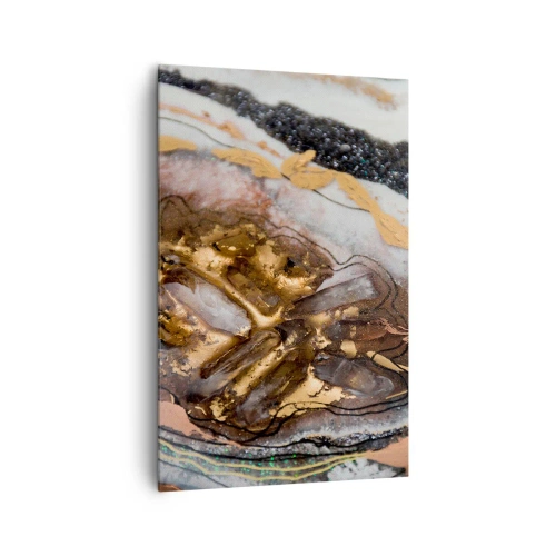 Schilderen op canvas - Het element aarde - 80x120 cm