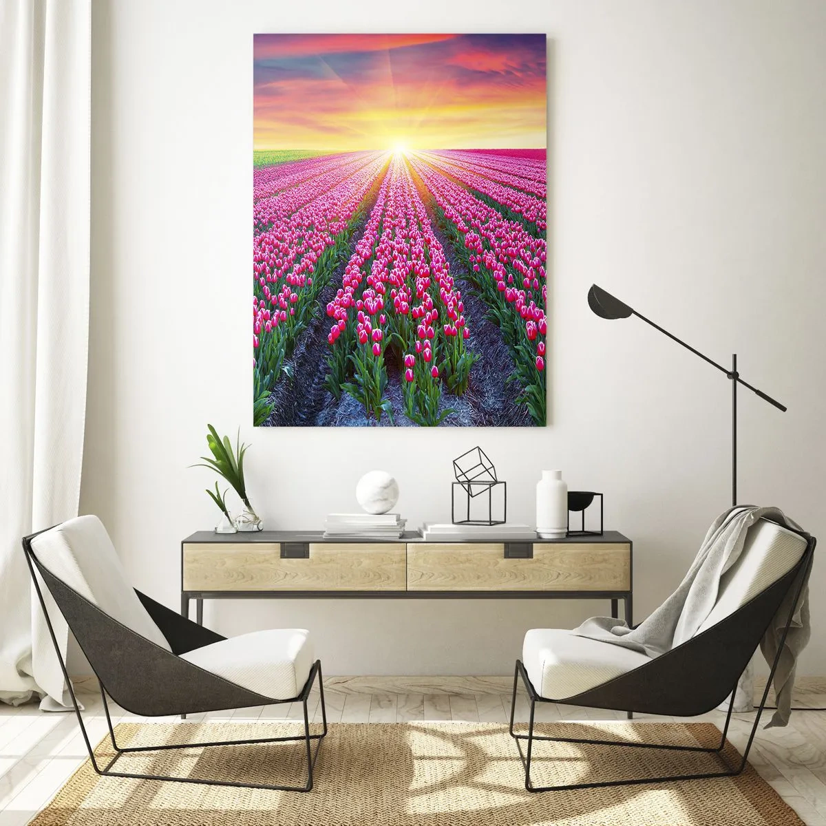 Schilderen op glas - Beautyfarm - 50x70 cm