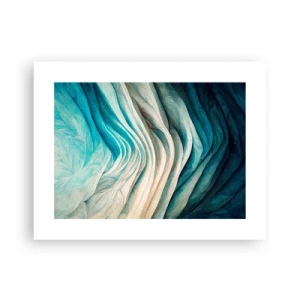 Poster - Blauwe onverzadigbaarheid - 40x30 cm