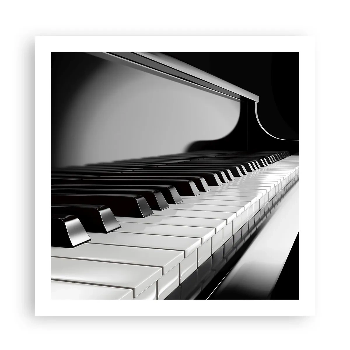 Poster - Harmonie van vormen en kleuren - 60x60 cm