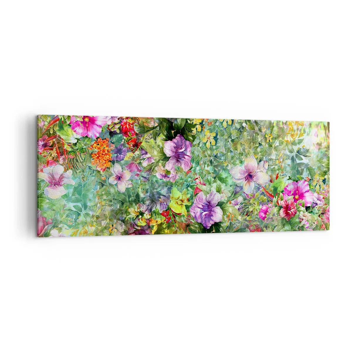 Schilderen op canvas - In bloemen voor verderf - 140x50 cm