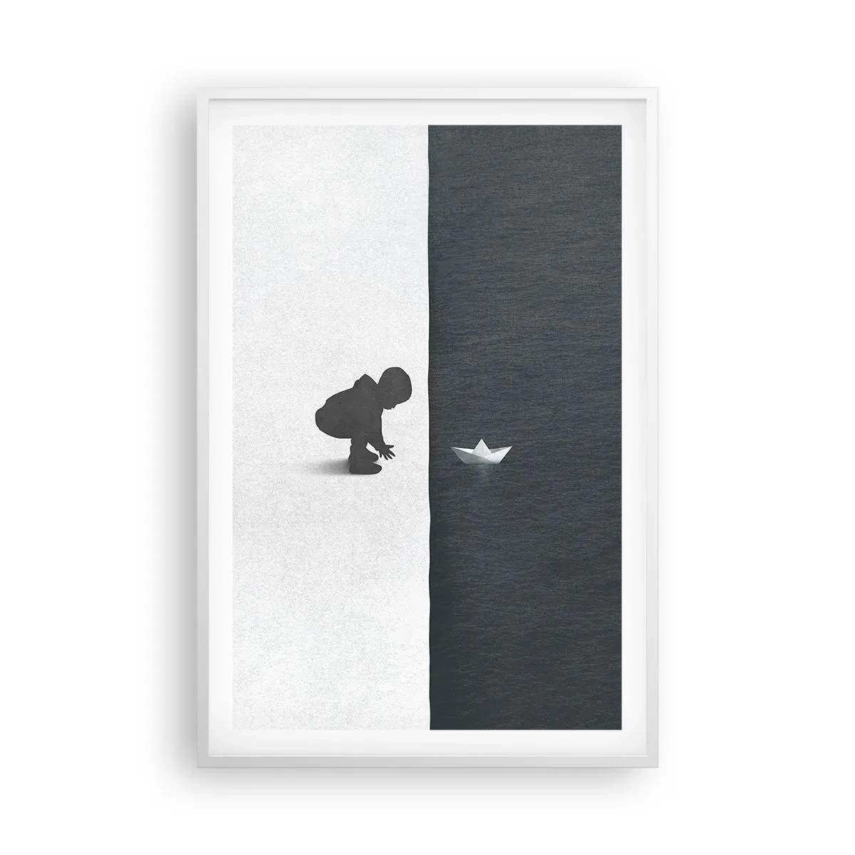 Poster in een witte lijst - Geweldige expeditie - 61x91 cm