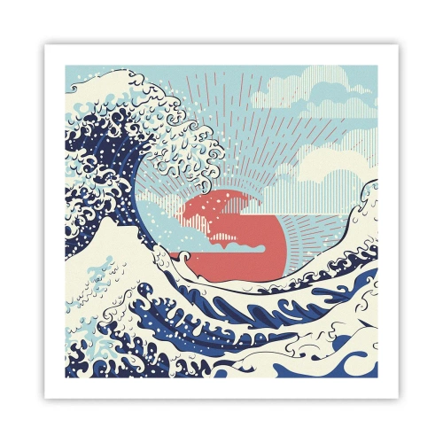 Poster - Van Japanse inspiratie - 60x60 cm