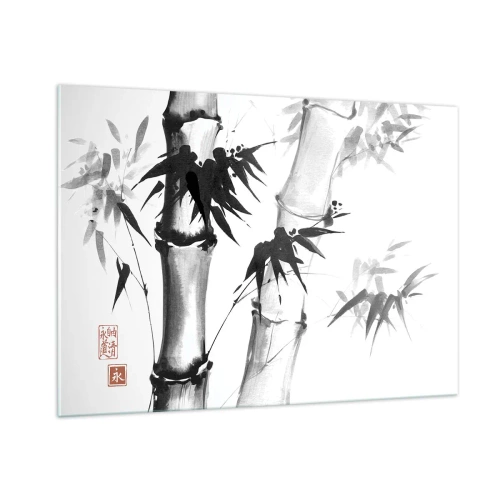 Schilderen op glas - Close-up op het oosten - 100x70 cm