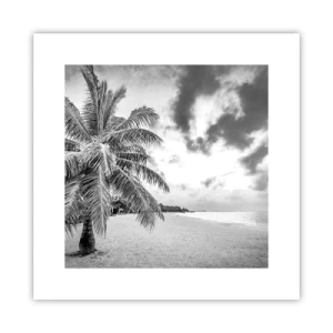 Poster - Wanneer je verlangt naar eenzaamheid... - 30x30 cm