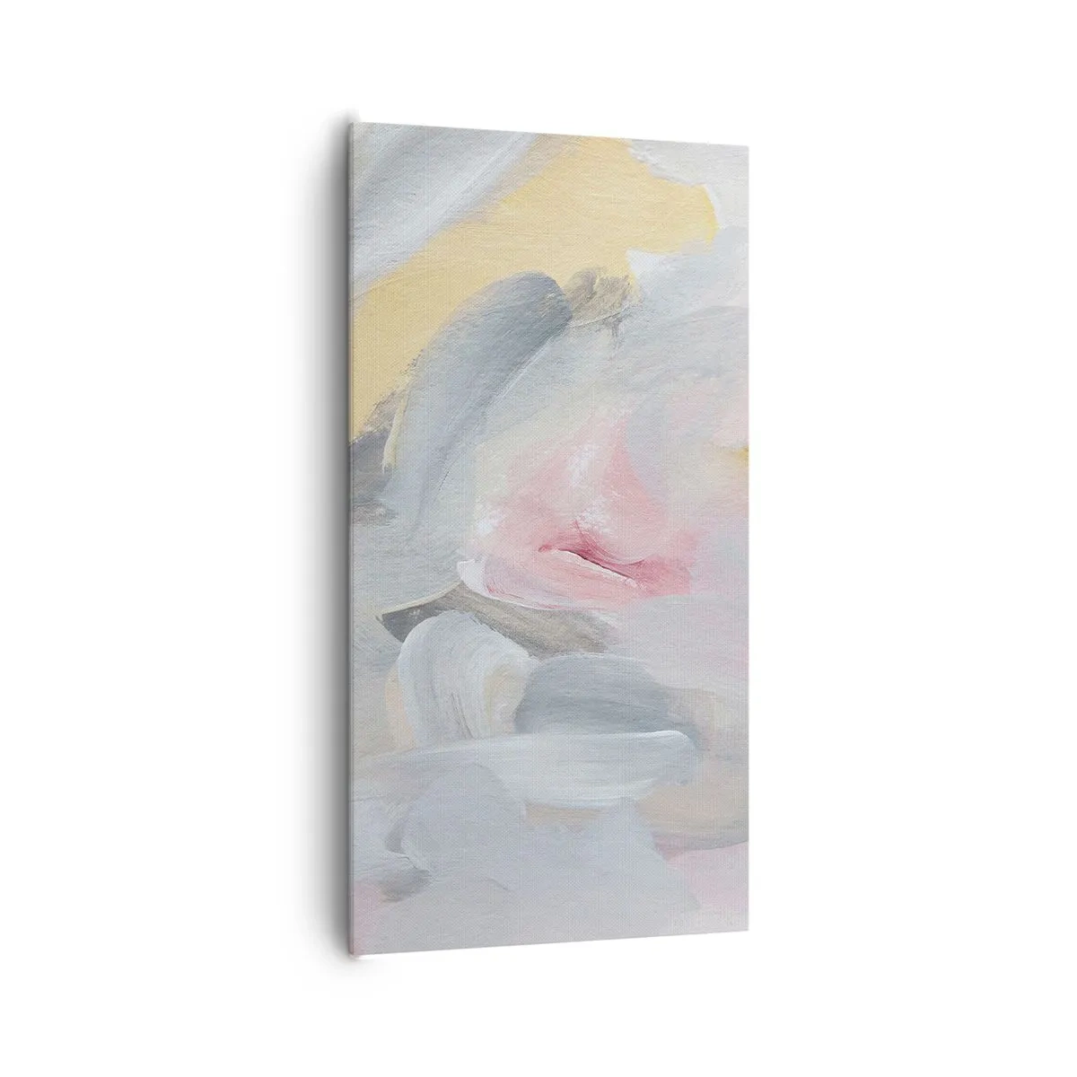 Schilderen op canvas - In een pastelkleurige wereld - 65x120 cm