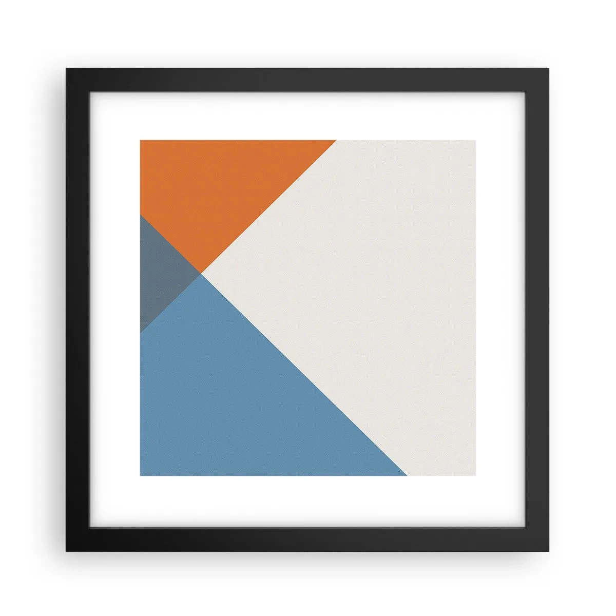 Poster in een zwarte lijst - In een hoekje… - 30x30 cm