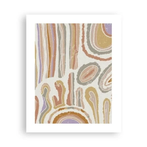 Poster - Kleurrijke doorsneden - 40x50 cm