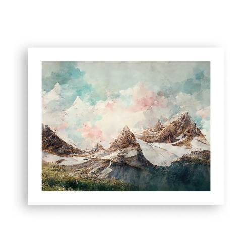 Poster - Rotsbladen - 50x40 cm