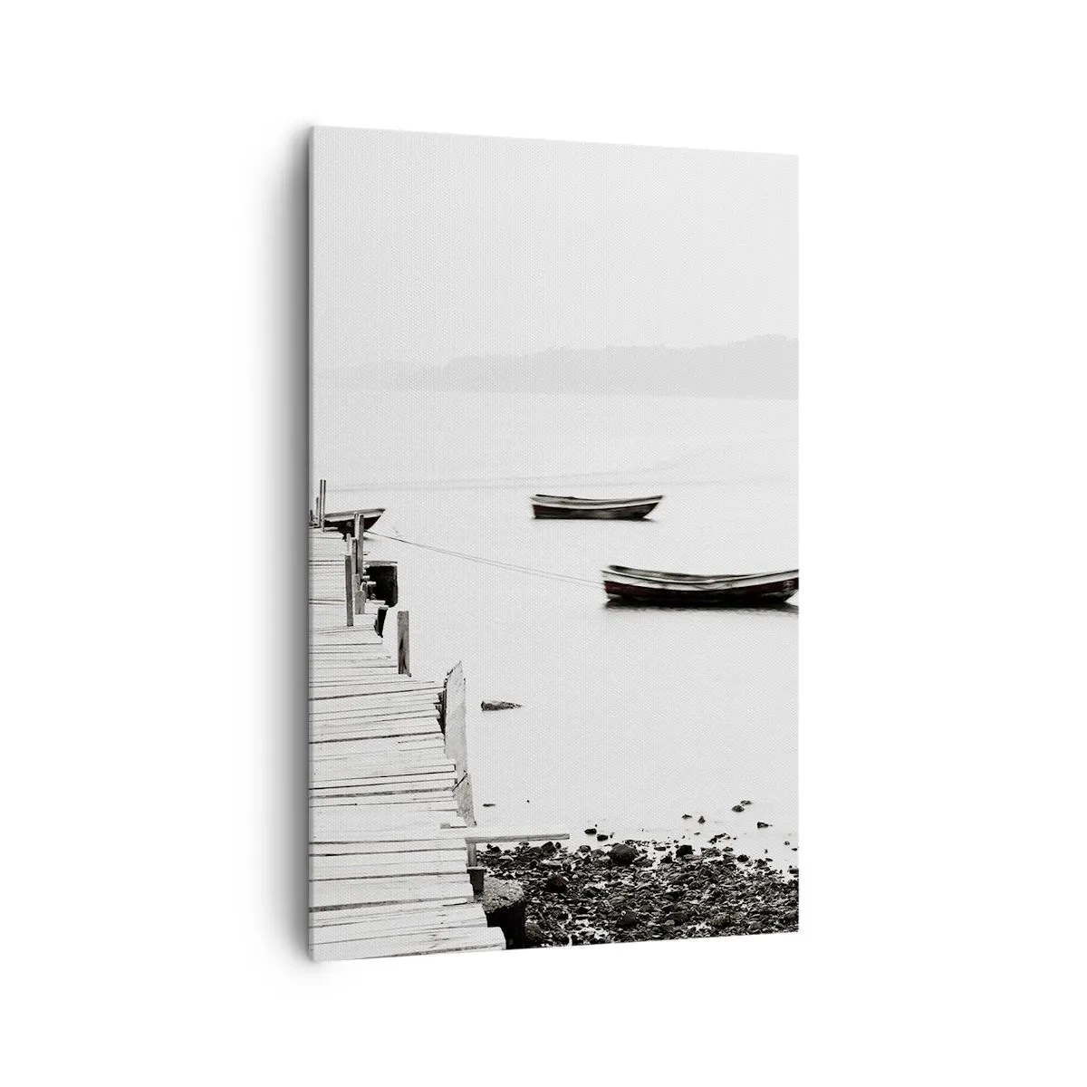 Schilderen op canvas - Stil en schoon boven het water - 80x120 cm