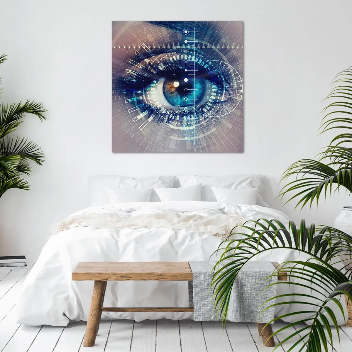 Schilderen op canvas - Je denkt dat je me kent - 50x50 cm