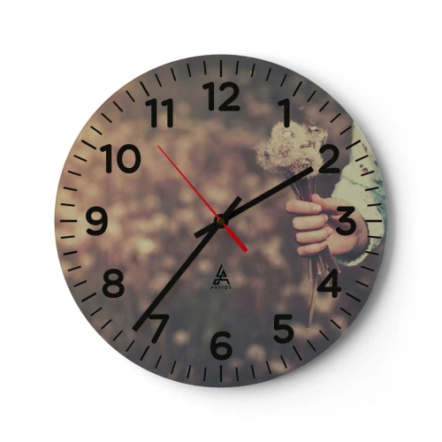 Wandklok - Klok - Bewaar ze alsjeblieft - 30x30 cm