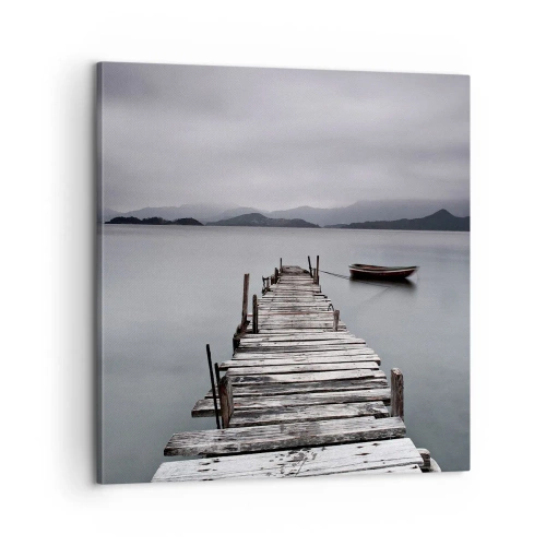 Schilderen op canvas - Je kunt morgen gaan - 60x60 cm