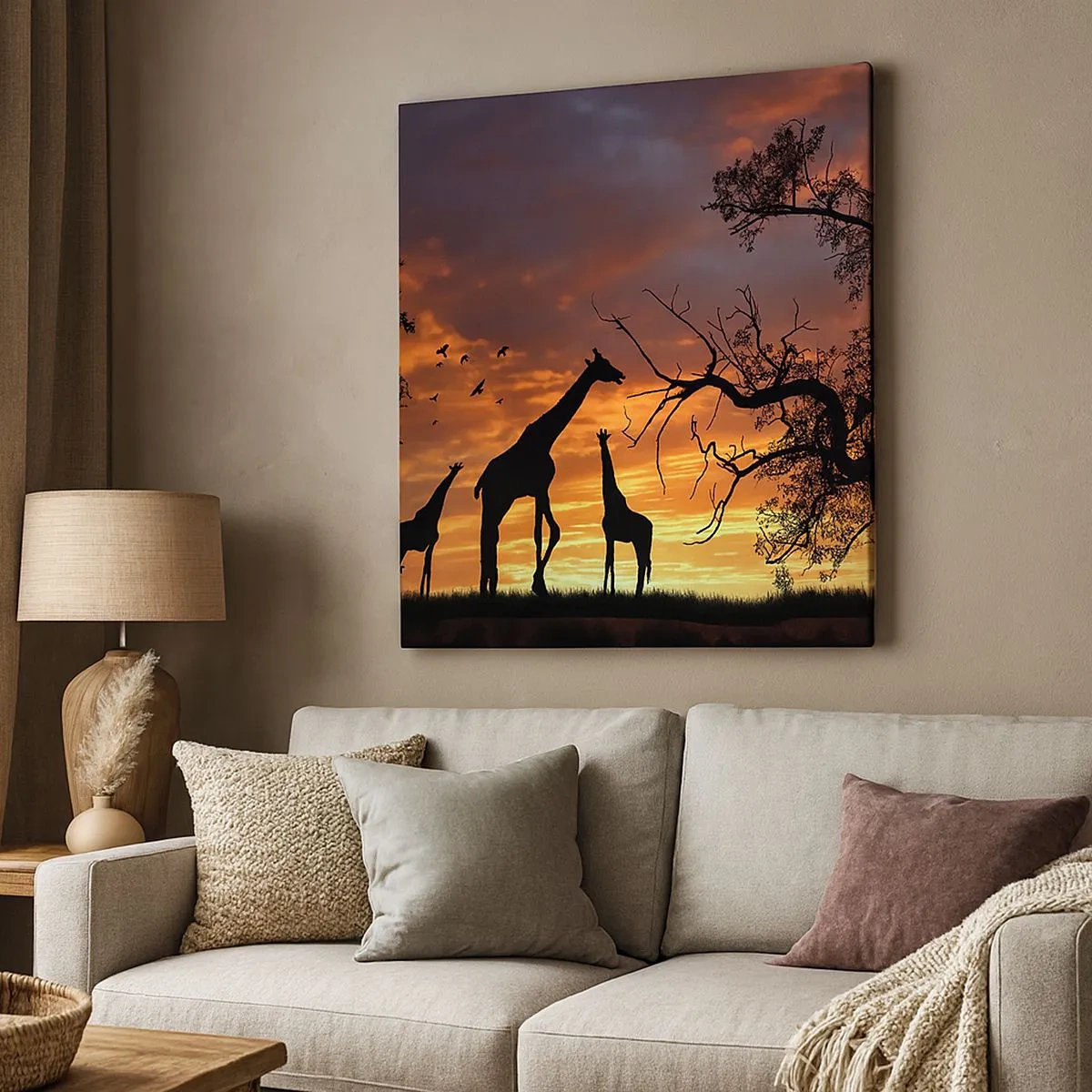 Schilderen op canvas - Een klein diner met je geliefden - 30x30 cm