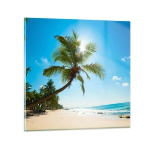 Schilderen op glas - Aan niemand laten zien - 40x40 cm