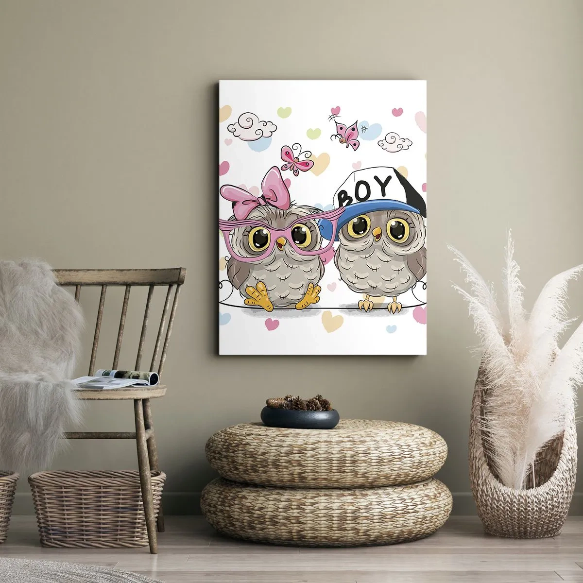Schilderen op canvas - Laten we liefde maken! - 55x100 cm