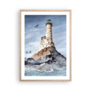 Een poster in een licht eiken lijst - Onoverwinnelijk - 50x70 cm