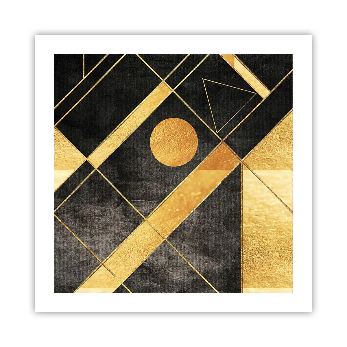 Poster - De zon van de woestijn - 50x50 cm