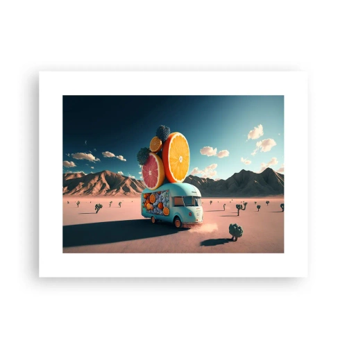 Poster - De smaak van vakantie - 40x30 cm