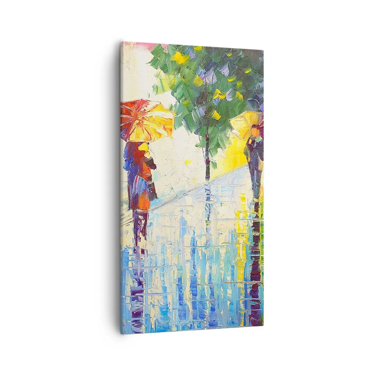 Schilderen op canvas - Nu is het helemaal duidelijk - 55x100 cm