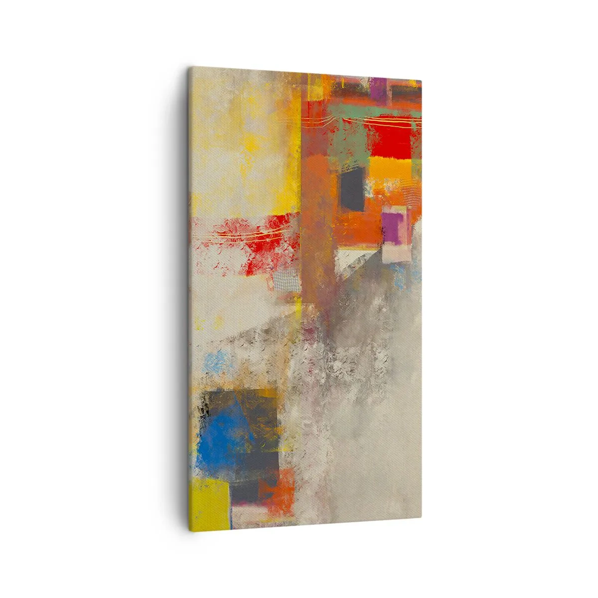 Schilderen op canvas - Kleur geometrie - 45x80 cm