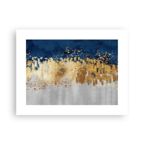 Poster - Een moderne compositie met sprankeling - 40x30 cm