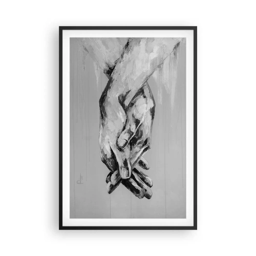 Poster in een zwarte lijst - Begin… - 61x91 cm