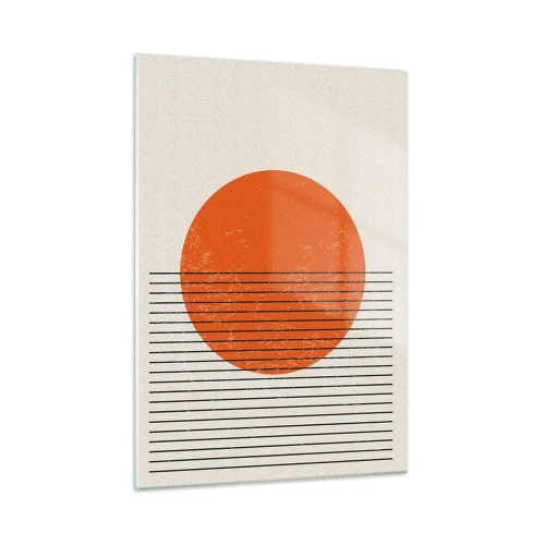 Schilderen op glas - Altijd de zon - 50x70 cm